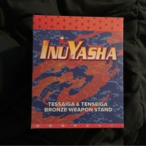 New Inuyasha Tensaiga & Tenseiga Bronze Weapon Replica Display